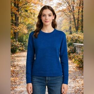 J.Crew Blue Crewneck Sweatshirt